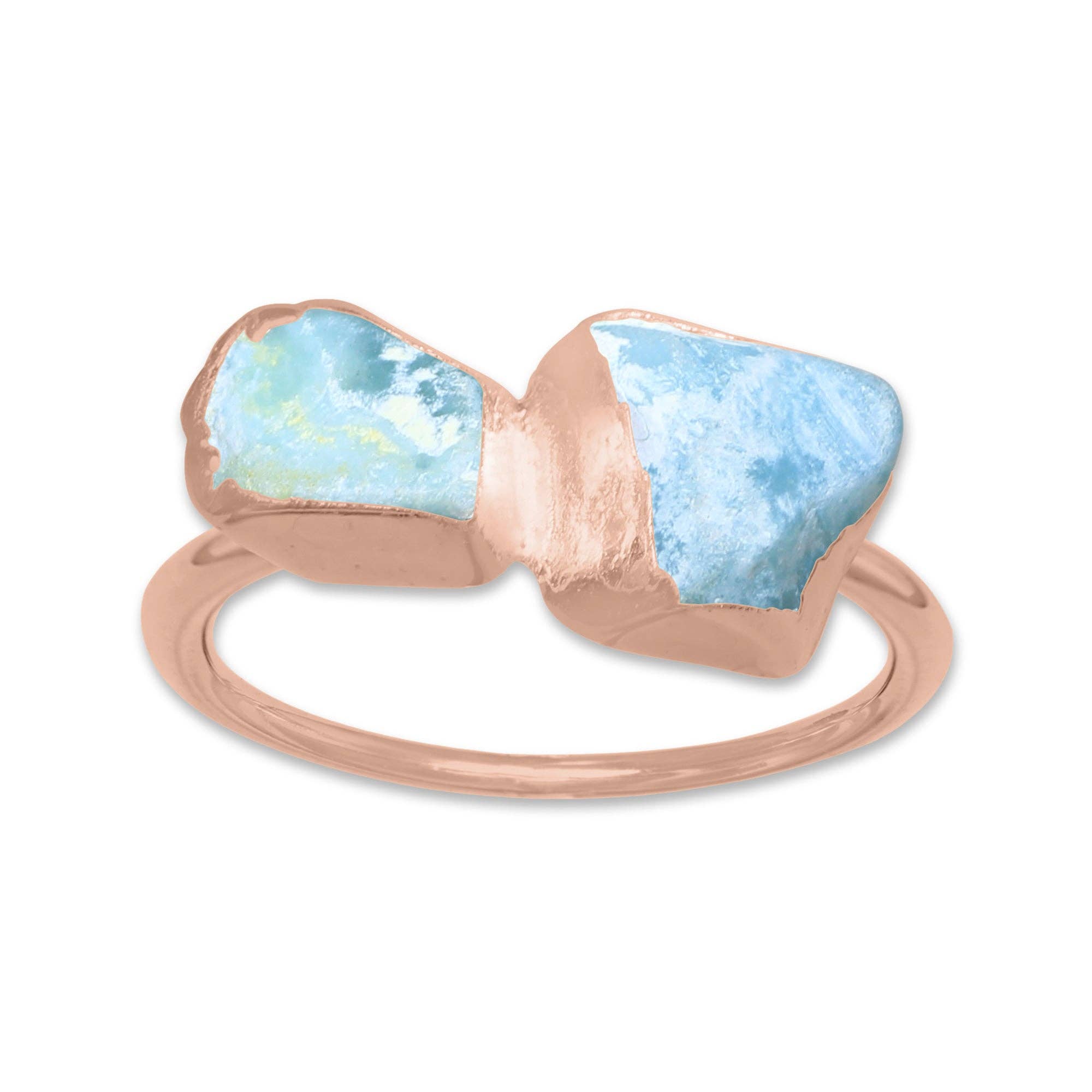 Handmade Jewels - Wholesale Cocktail/Statement Ring - Raw Crystal Ring – Silver, Gold, Rose Gold & Black Rhodium Finish | Natural Stones (Made to Order)6