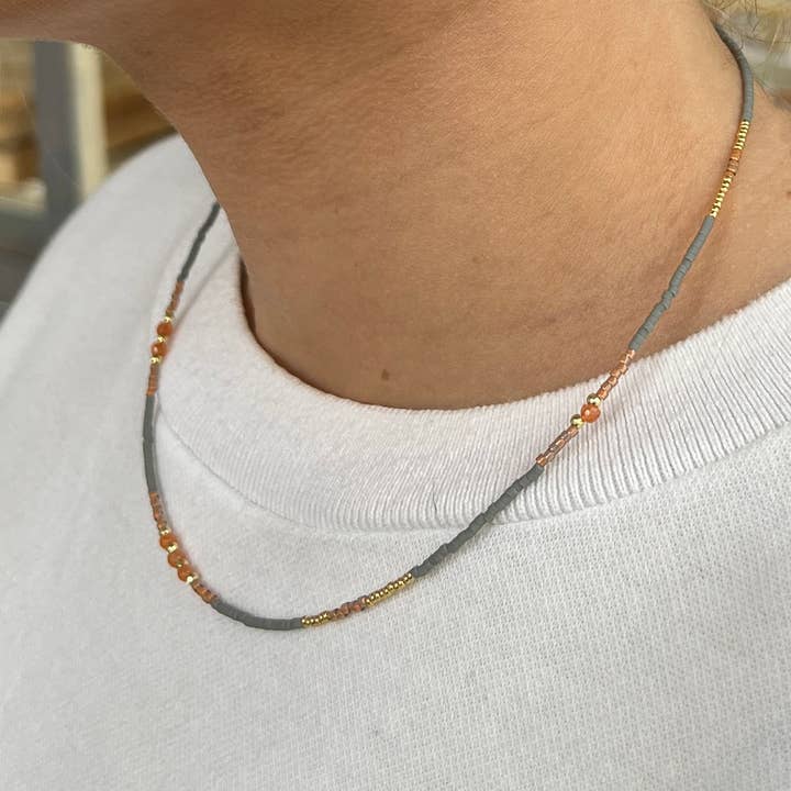 Jazu Jewellery – Colar com abas por atacado – Colares com contas e pedras semipreciosas21