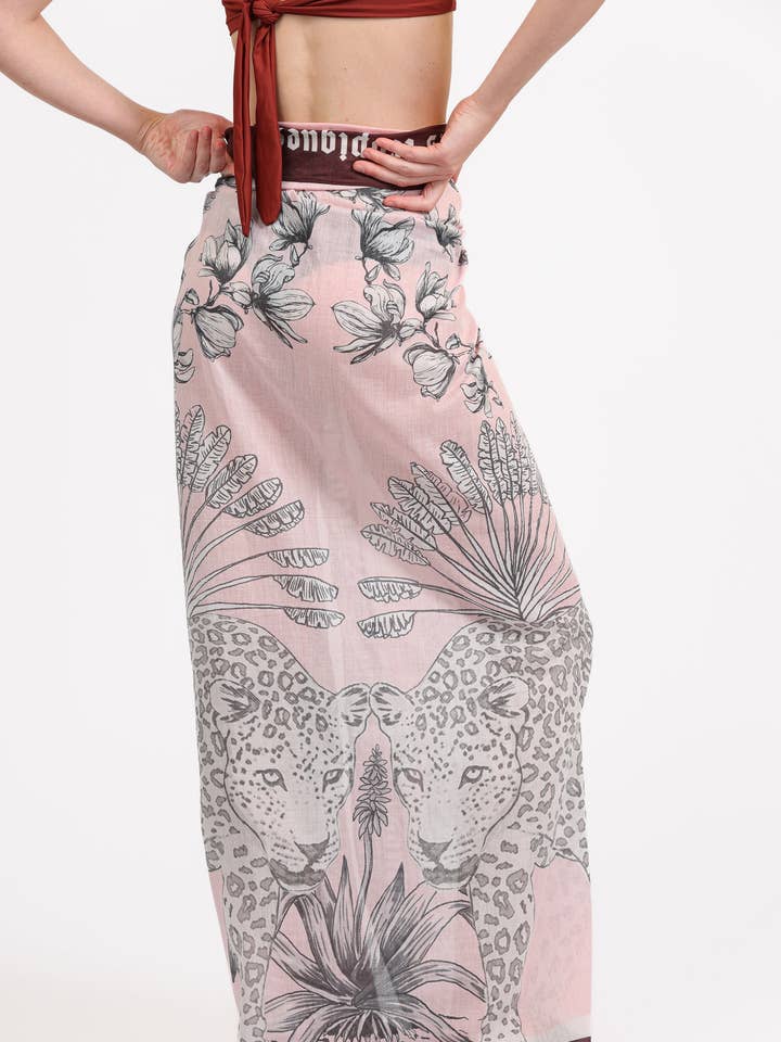 Sjaal Les Tropique Roze voor wholesale door Las Sureñas