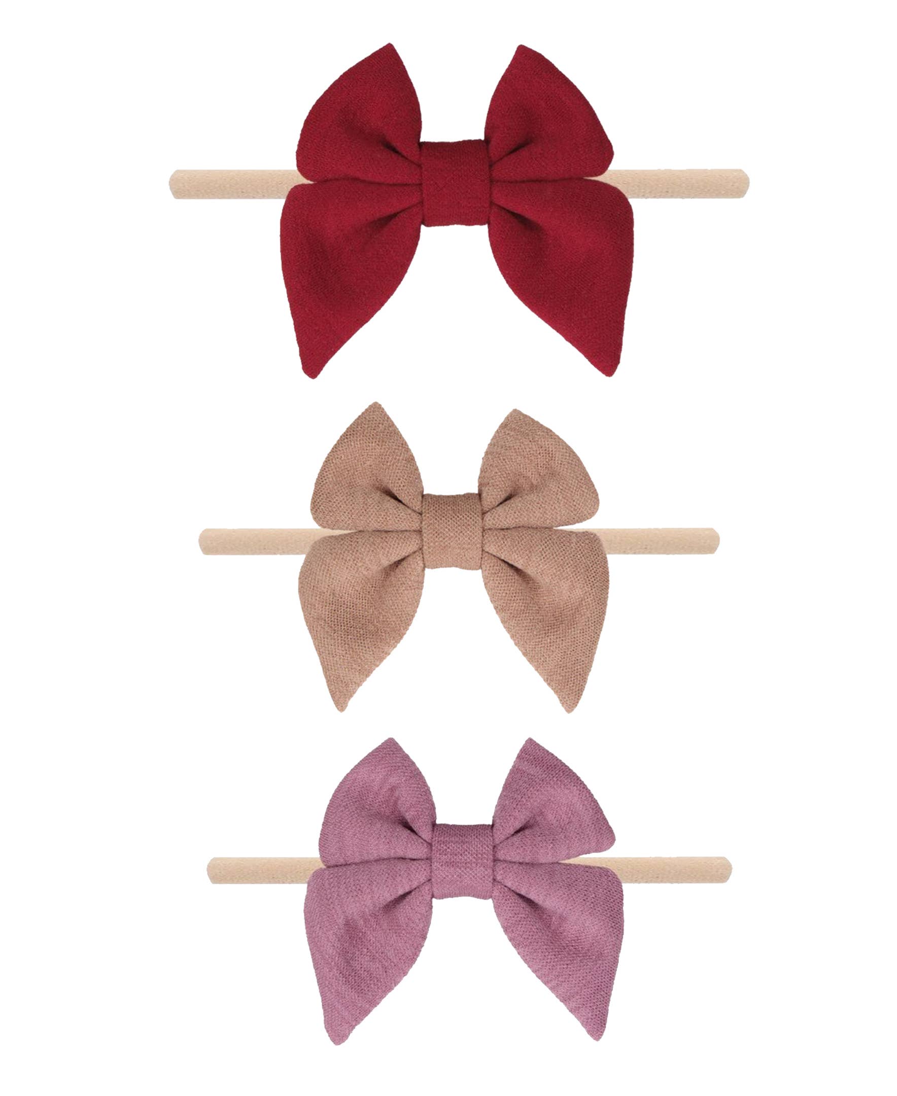 Headband or Clip SWIM BOW Blush Pink Baby Bow
