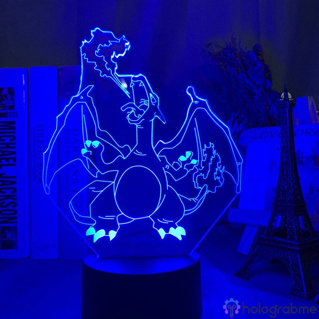 Holograbme – wholesale Accent/desk lamp – Pokémon Lamp Charizard6