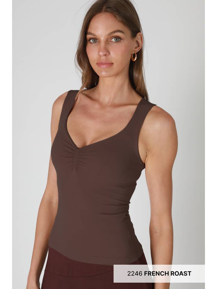 NIKIBIKI - Wholesale Knit Top - Women's - NS8451 - Clean Line Shirred Top5