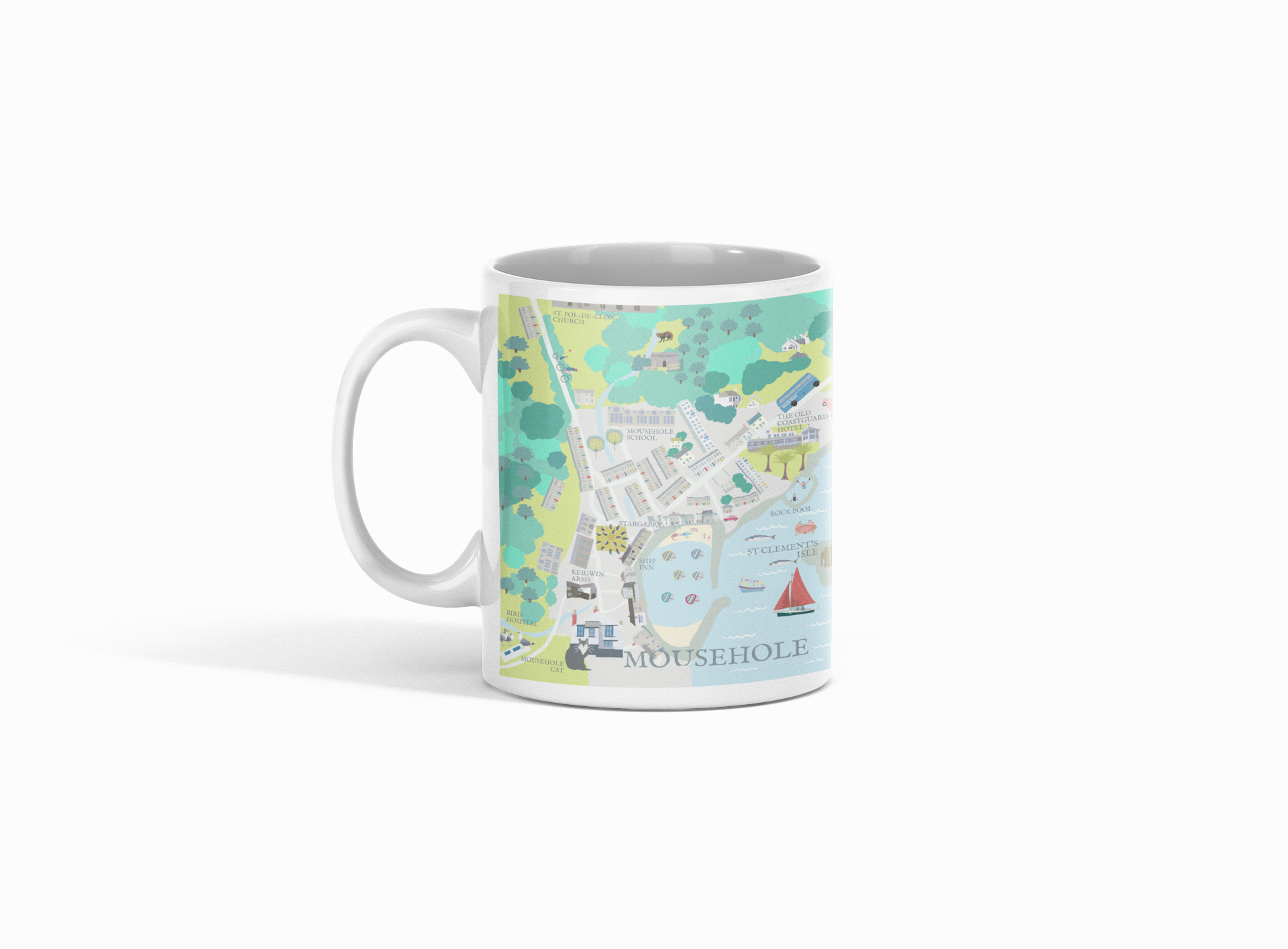 Betty Boyns Designs – wholesale Coffee mug – ILLUSTRATED MAP MUGS44