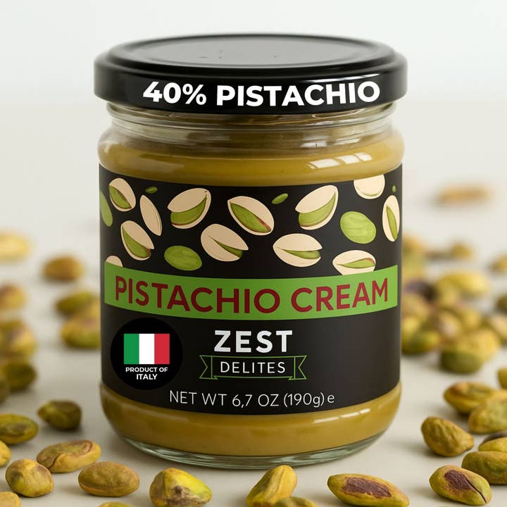 Pistachio Cream for wholesale by Zest Delites