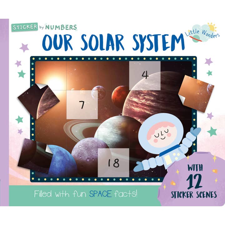 Our Solar System - Children’s Sticker By Number Activity Book for wholesale by Robert Frederick Ltd