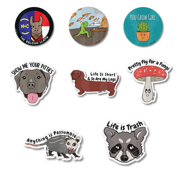 SKP ink - Wholesale Sticker - Durham NC Bull City | North Carolina | 2 inch Vinyl Sticker2