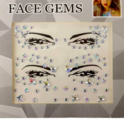 AB Borboleta pedras preciosas para os olhos por atacado de Western Fashion