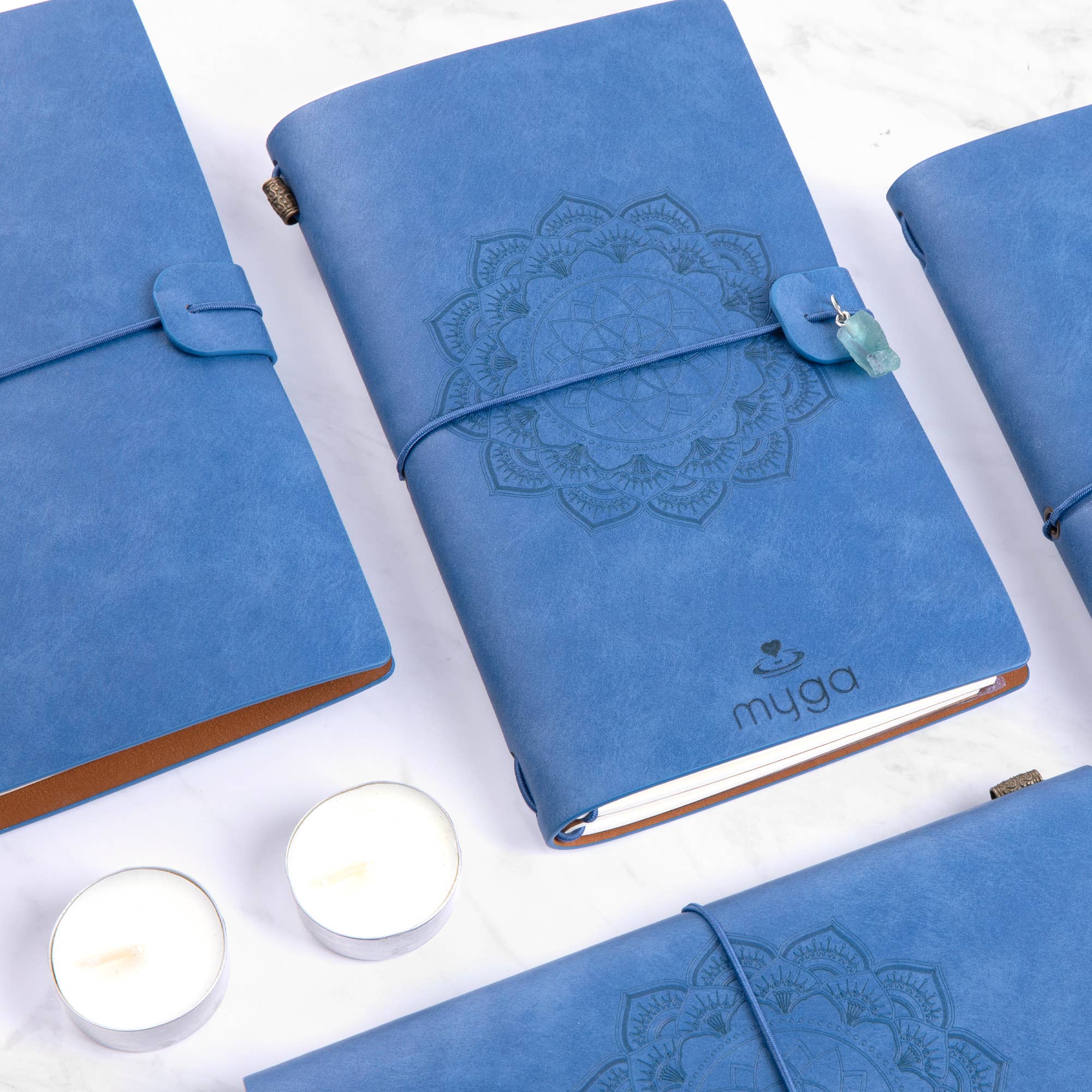 Myga – Engroshandel Spirituelle sten og krystaller – Myga Crystal Notebooks i singler 6