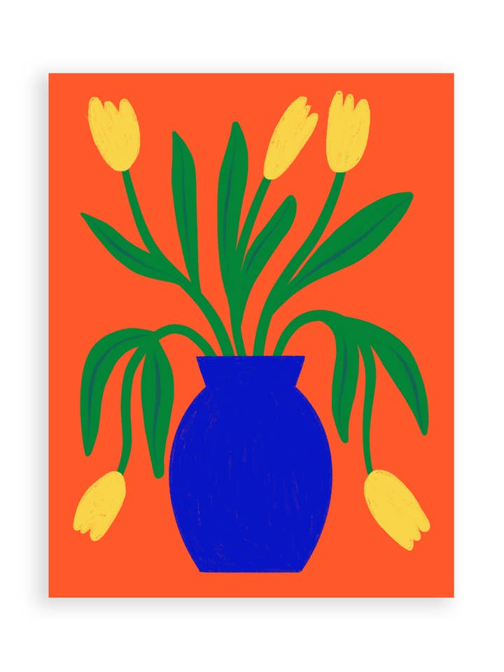 Impressão artística de tulipas por atacado de Allison Poplett