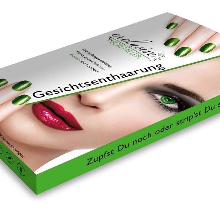 Paquete individual de depilación facial para venta al por mayor de exclusive by Nicki Miller