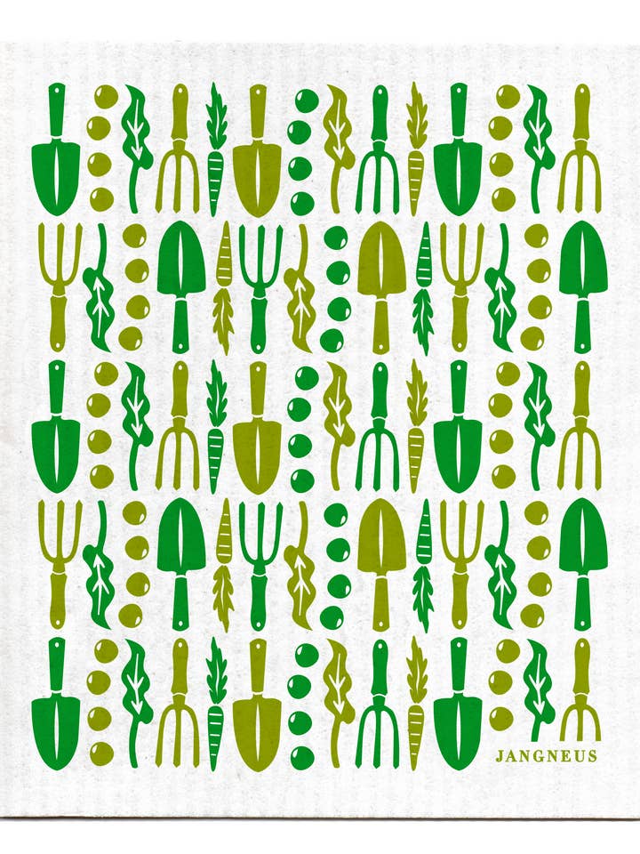 Swedish Dishcloth - Gardening - Green for wholesale by Esthetic Living