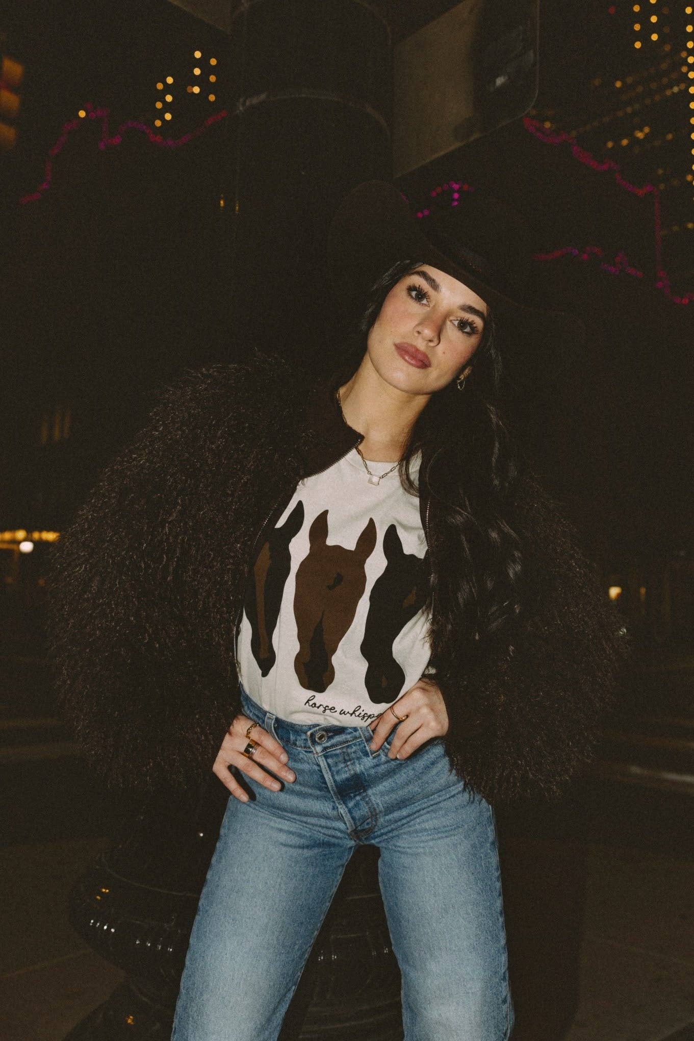 Rodeo Hippie - Wholesale Jacket - Women's - LUXE COWGIRL FAUX FUR JACKET IN BROWN (Pre-pack 2/2/2/1)3