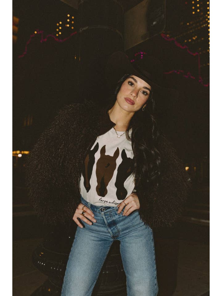 Rodeo Hippie - Wholesale Jacket - Women's - LUXE COWGIRL FAUX FUR JACKET IN BROWN (Pre-pack 2/2/2/1)3