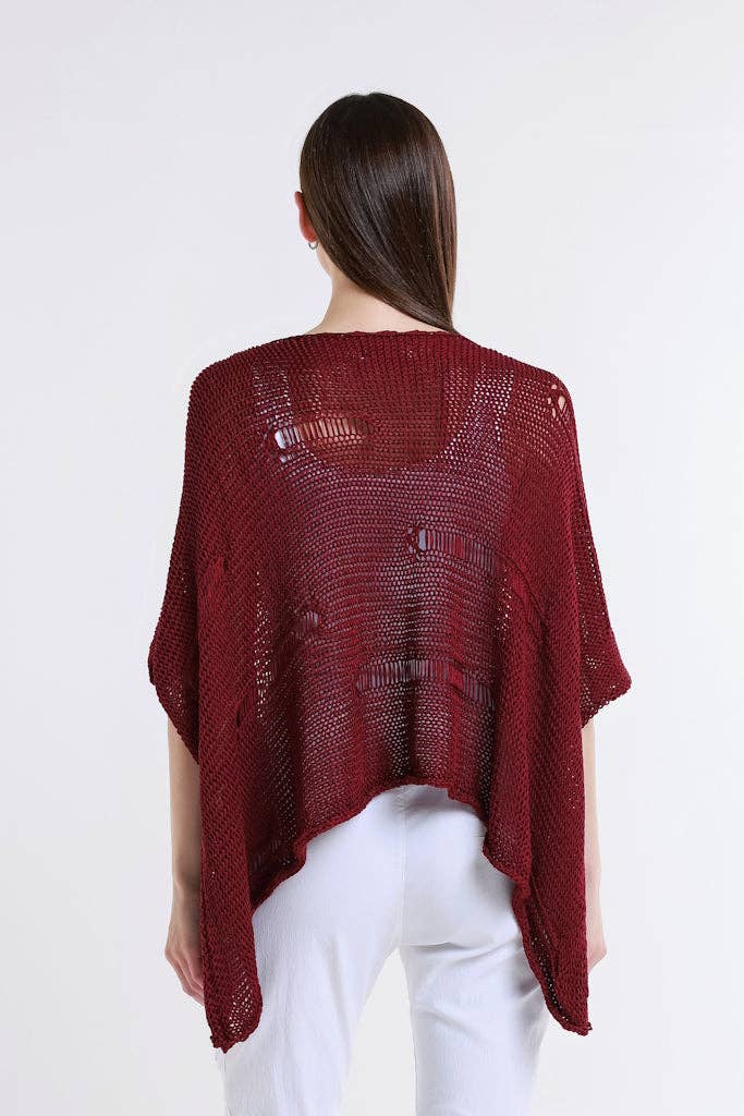 TINA Stephens Italy/Tees By Tina – Top de malha - Mulher por atacado – Camisola de malha com barra aberta Jean Elbow Slv (BQ909)19