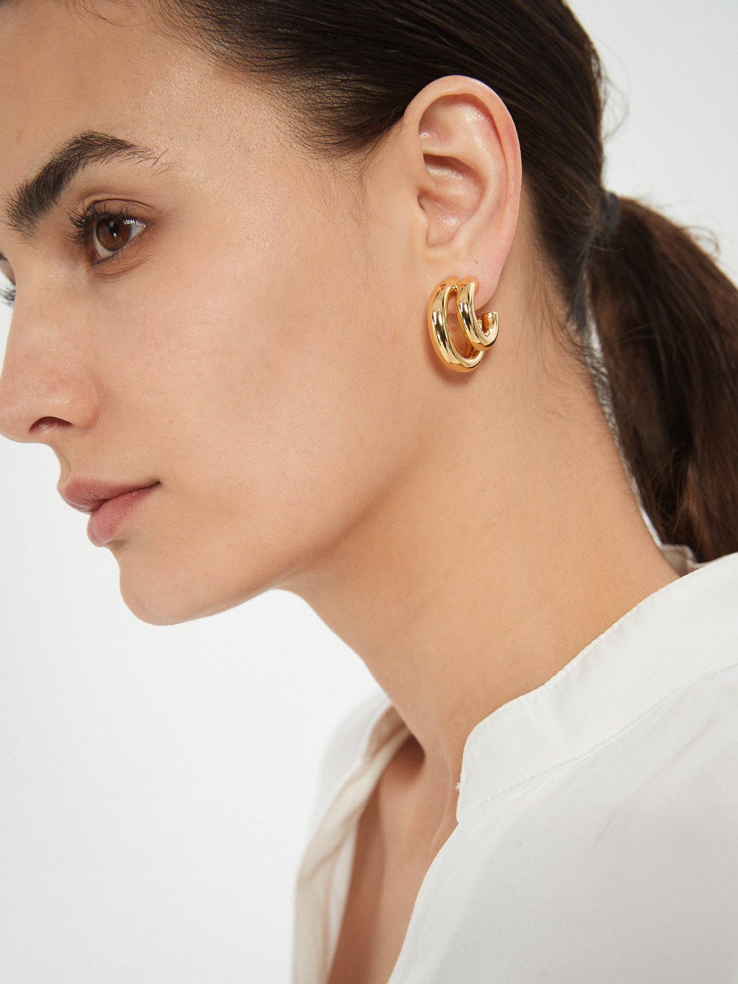 Miss Cecilia - Wholesale Hoop Earrings - Double Hoop Earrings1