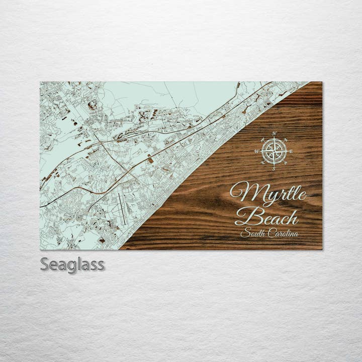 Fire & Pine - Wholesale Map - South Carolina: Myrtle Beach Street Map5