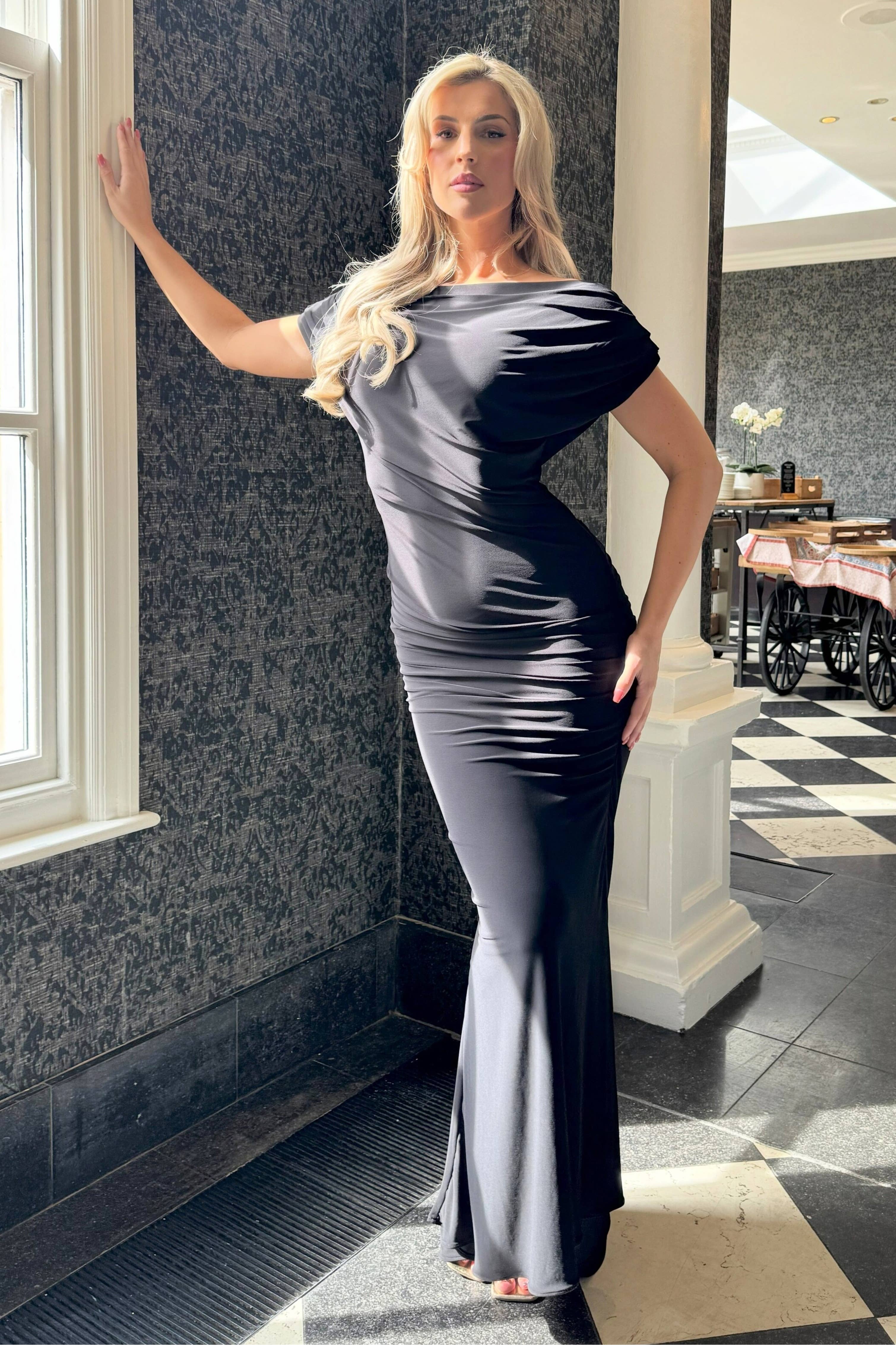 Atom Label - Vente Robe – femme - Robe STOCK Platinum noire4