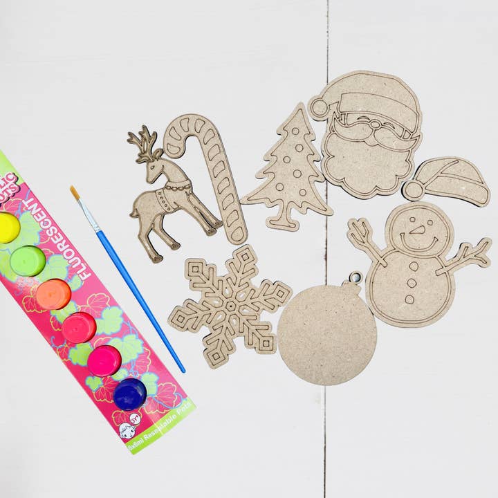 Timber Tinkers - Wholesale DIY craft kit – Child - Christmas Paint Kit2