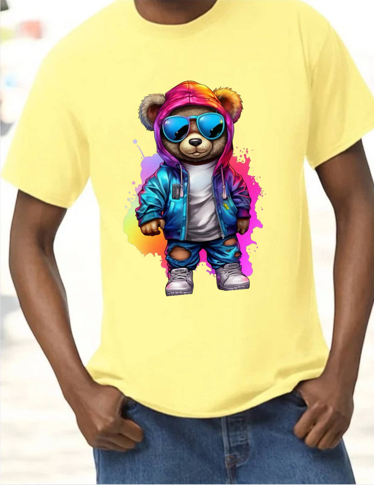 HABANA BELLA - Wholesale Screen Printed T-Shirt - Men's - T-shirt with pso fashion for men and big boys 100% cotton6