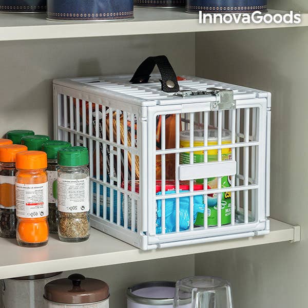 InnovaGoods - Vente Pots - Cage de sécurité alimentaire InnovaGoods pour réfrigérateurs