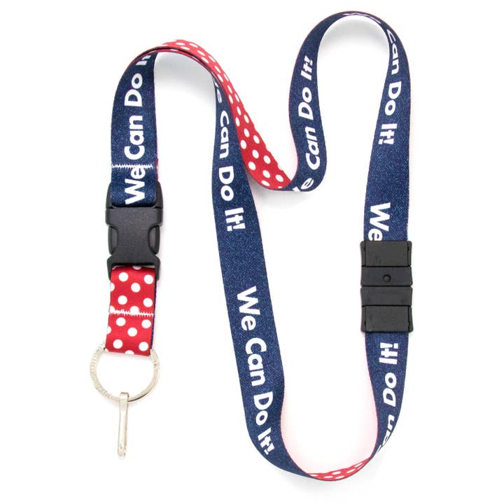 Buttonsmith We Can Do It Breakaway Lanyard - Made in USA for wholesale by Buttonsmith