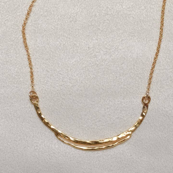 SLEEPING MOON NECKLACE for wholesale by Sun Vow Jewelry