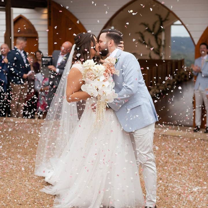 The Whole Bride - Wholesale Confetti - The Ultimate Confetti Bundle - Heart (cones, confetti + trays)30