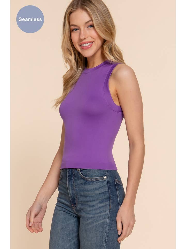 Active Basic | Active USA – wholesale Tank top – Women′s – Crew Neck Seamless Tank Top2