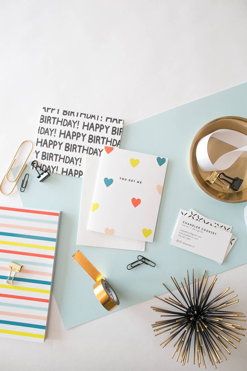 Joy Paper Co. – Cartão de amor por atacado – Cartão You Get Me2