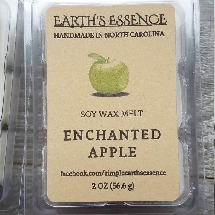 Earth's Essence - Wholesale Wax melt - Enchanted Apple 2 oz Soy Wax Melt1