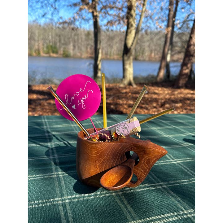 Tuckahoe Hardwoods - Wholesale Coffee Mug - Teak Kuksa Coffee & Tea Mug2