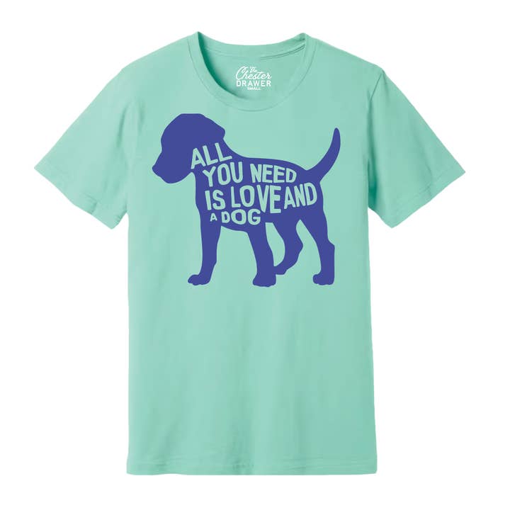 Love And a Dog T-Shirt for wholesale by The Chester Drawer