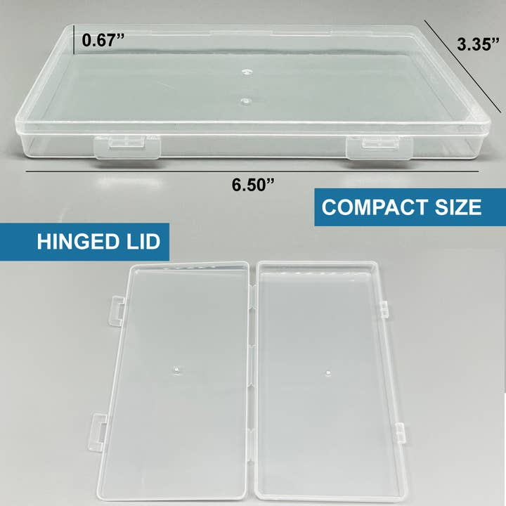 Natalia - Wholesale Jewelry Box/Organizer - Clear Storage Container for Jewelry Making Supplies and More