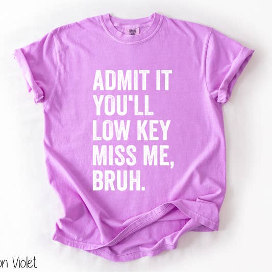 Bama Screens - Wholesale Sublimation Transfer - Low Key Miss Me #BS80562