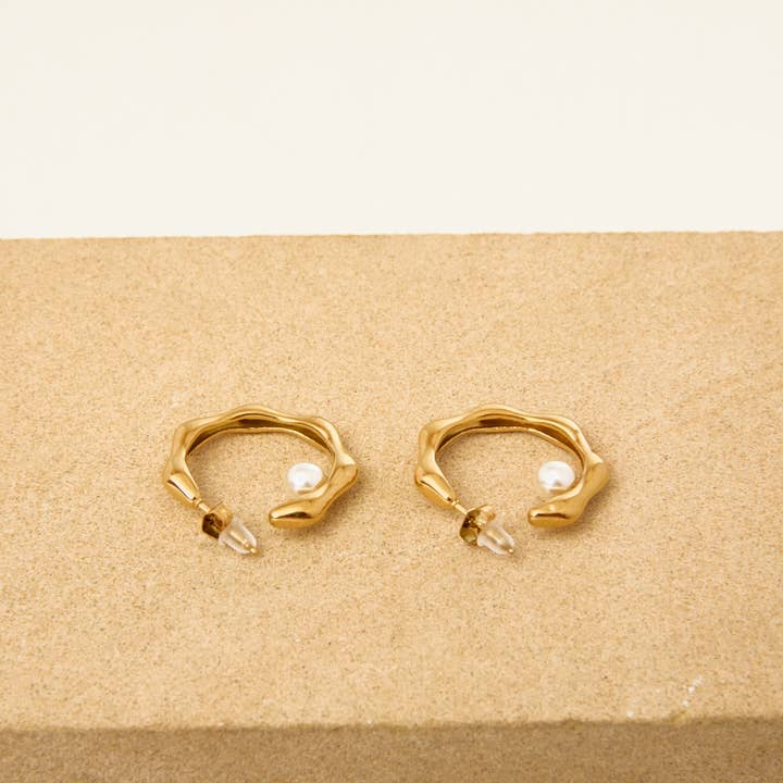 Lovelika - Wholesale Single Earring - Hoop earrings - Kyra4