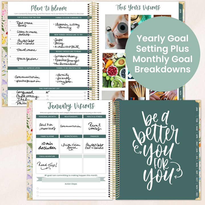 bloom daily planners - Wholesale Planner - 2026 Vision Planner - 7.5"x9" size21