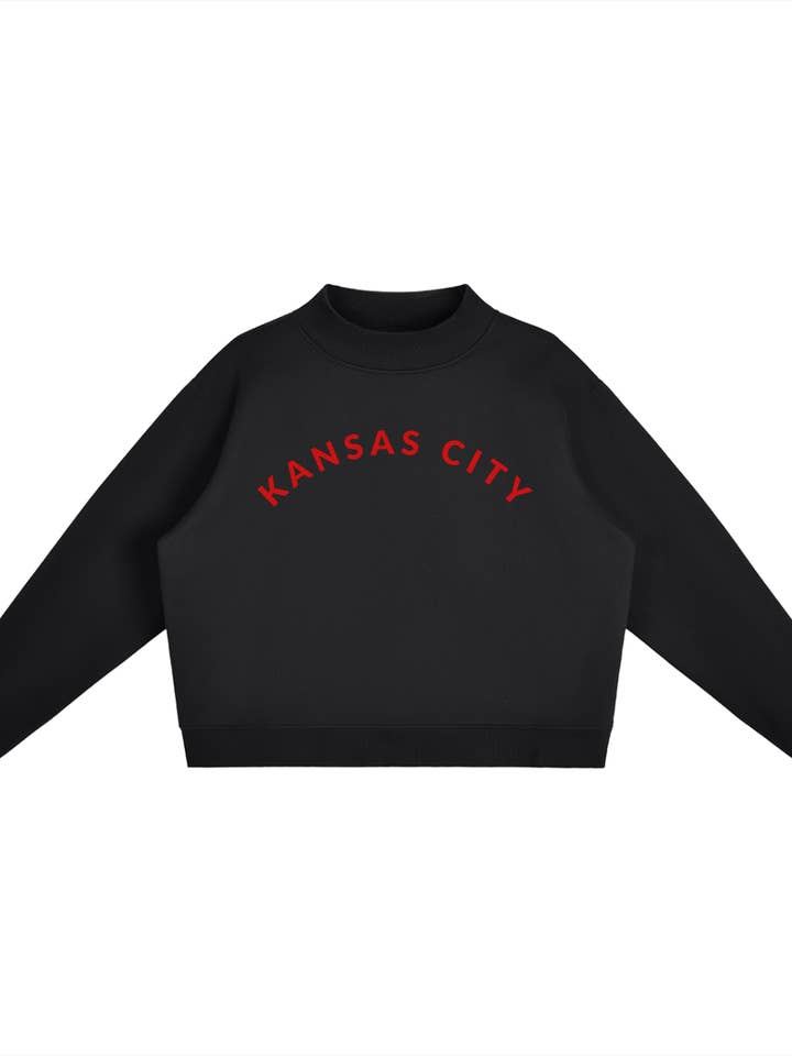 KC Mock Neck Sweatshirt for wholesale by Health X Fitness