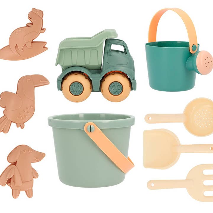 Tutete - Wholesale Toy Set - Kids - Sea Green Beach Toy Set