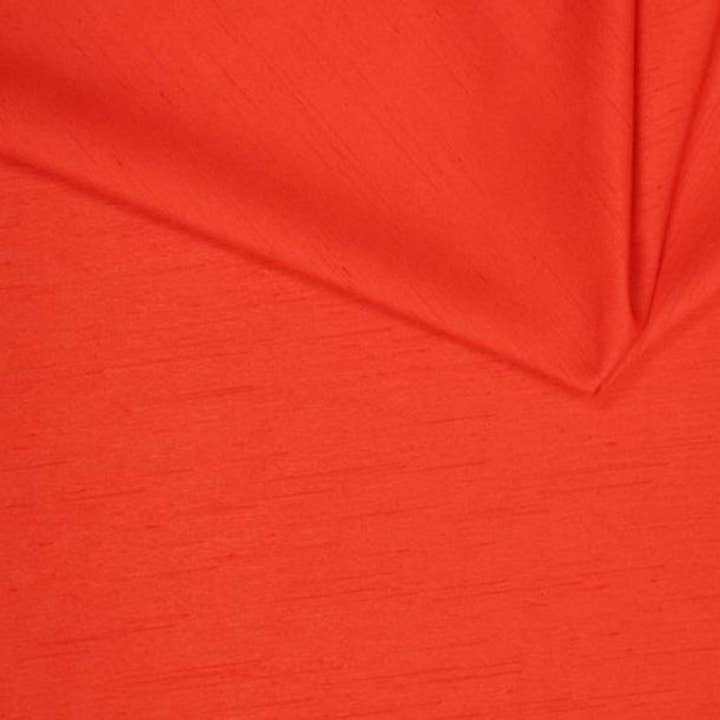 Solid Orange Shantung Fabric 58/60" for Dresses & Skirts for wholesale by Radyan Fabrics