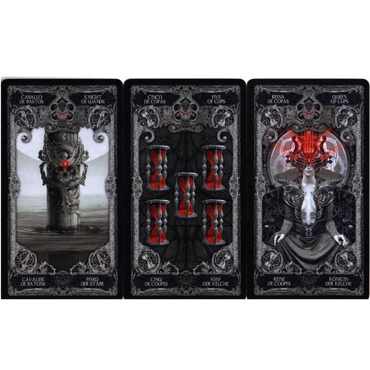 Cardshouse - Wholesale Tarot Cards - Xiii Tarot By Nekro Deck Fournier2