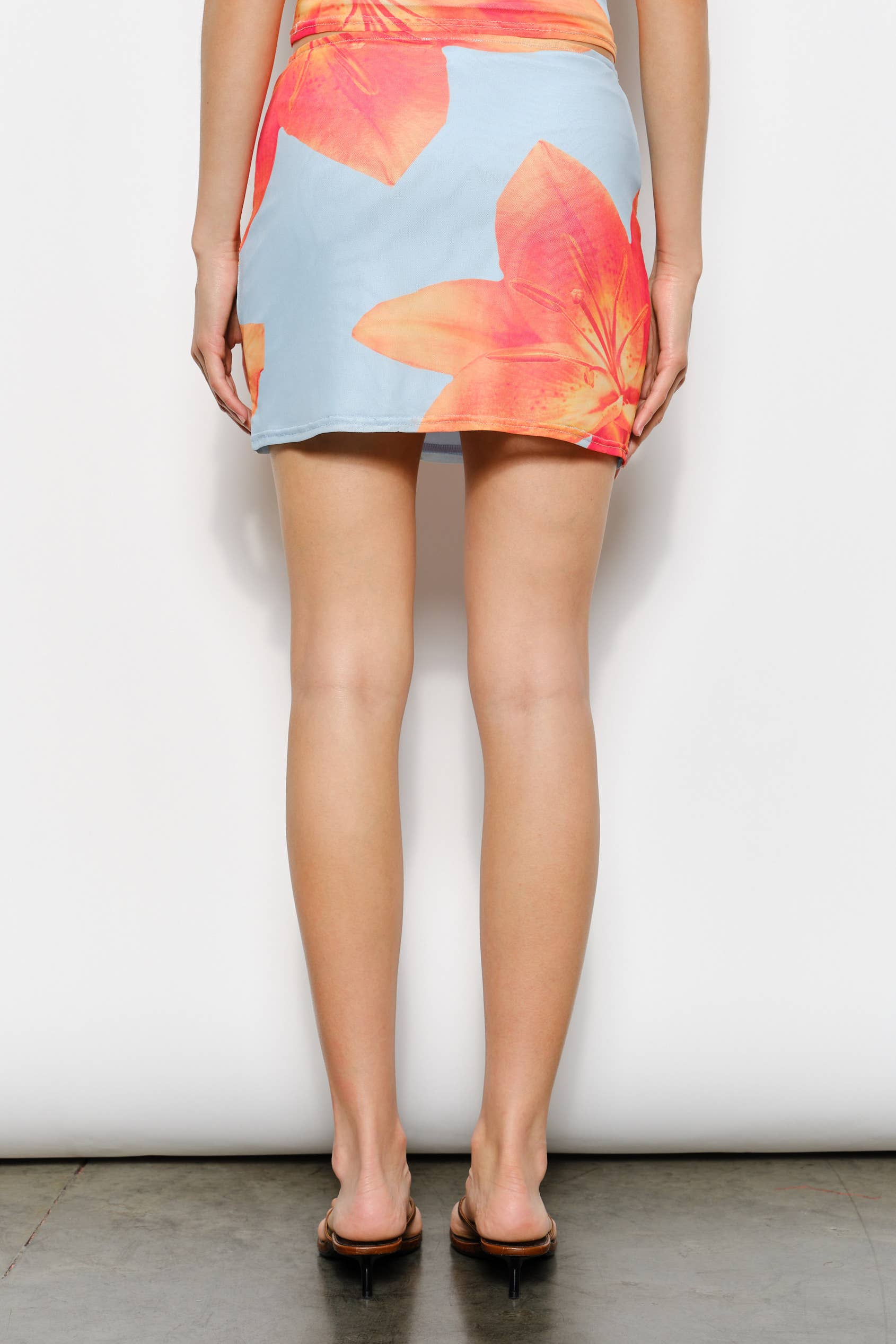 Pretty Garbage - Wholesale Skirt - Women's - EVELYN EXCLUSIVE FLORAL PRINT SKIRT2