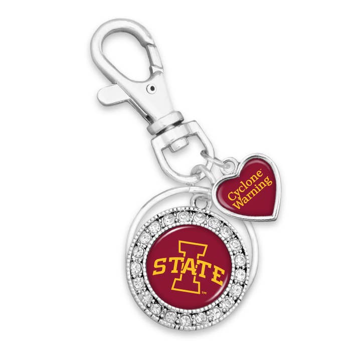 Iowa State Cyclones Spirit Slogan Keychain for wholesale by From The Heart
