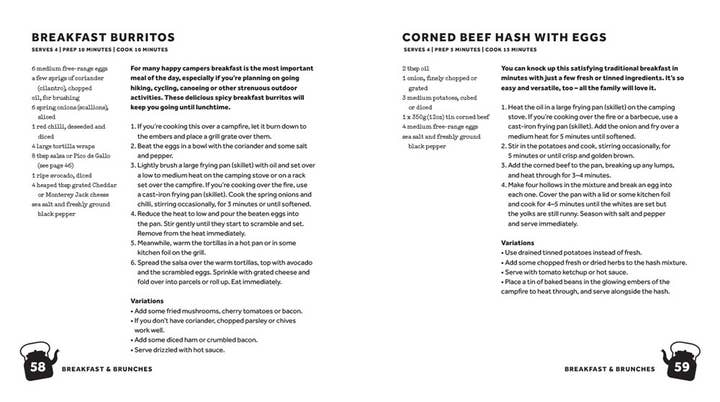 HarperCollins - Wholesale Cookbooks & Food - The Camping Cookbook : Heather Thomas5