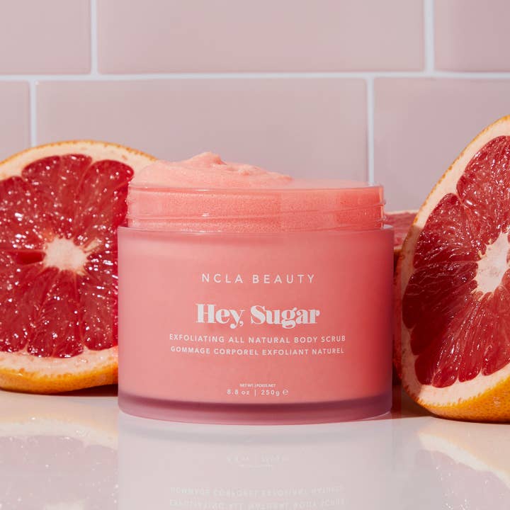 NCLA Beauty - Wholesale Body Scrub/Exfoliant - Hey, Sugar All Natural Body Scrub - Pink Grapefruit1