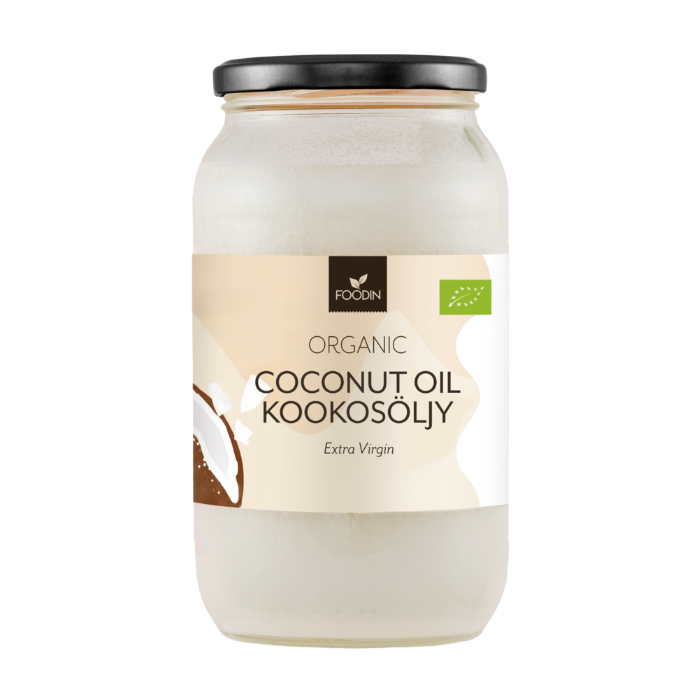 Foodin – Großhandel Speiseöl – Natives Kokosöl, kaltgepresst und biologisch 1L0