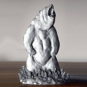 Schumann Sculpture - Wholesale Sculpture - Grizzly Bear Pewter Figurine Sculpture1