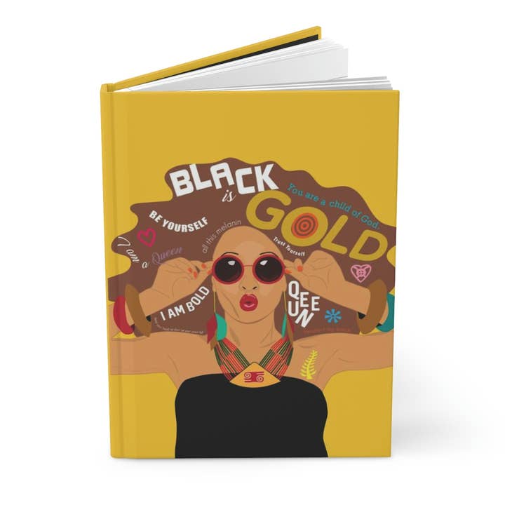 Caderno de Mel e Caramelo por atacado de Black is Gold