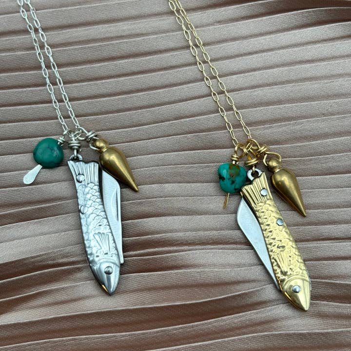 Fluff Hardware – wholesale Pendant/charm necklace – Handmade Feeesh Billie Necklace7