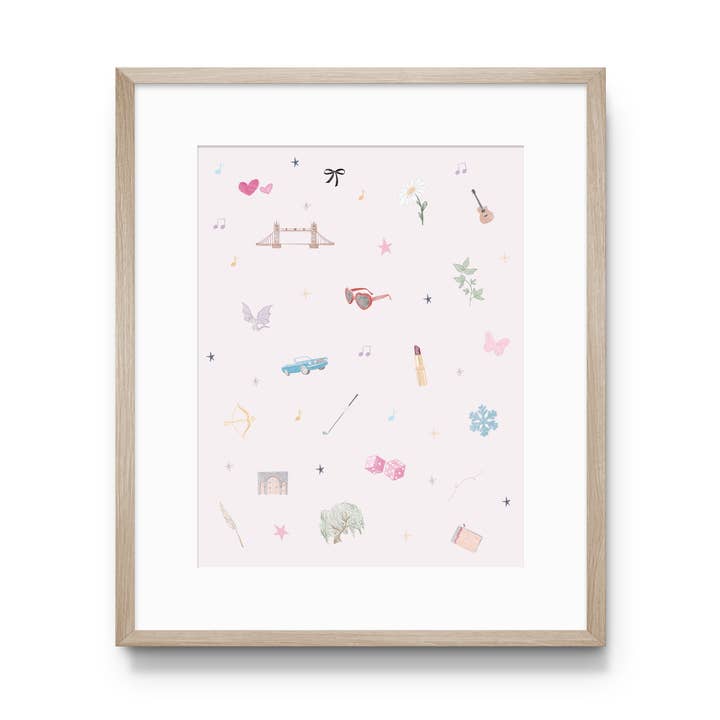 Eras Illustrative Art Print for wholesale by Gracefully Made Art