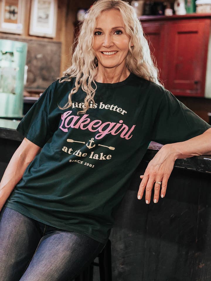 Ringspun Livet er Bedre Kortærmet for engroshandel hos Lakegirl